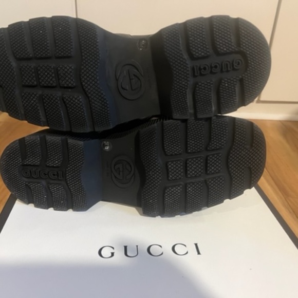 Gucci Dionysus black crystal embellished boots EU size 37.5 US 7.5 - Picture 4 of 9